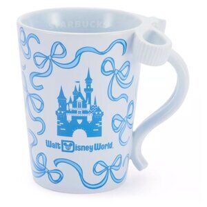 Walt Disney World x Starbucks Fantasyland Castle Blue Bow Mug 2026